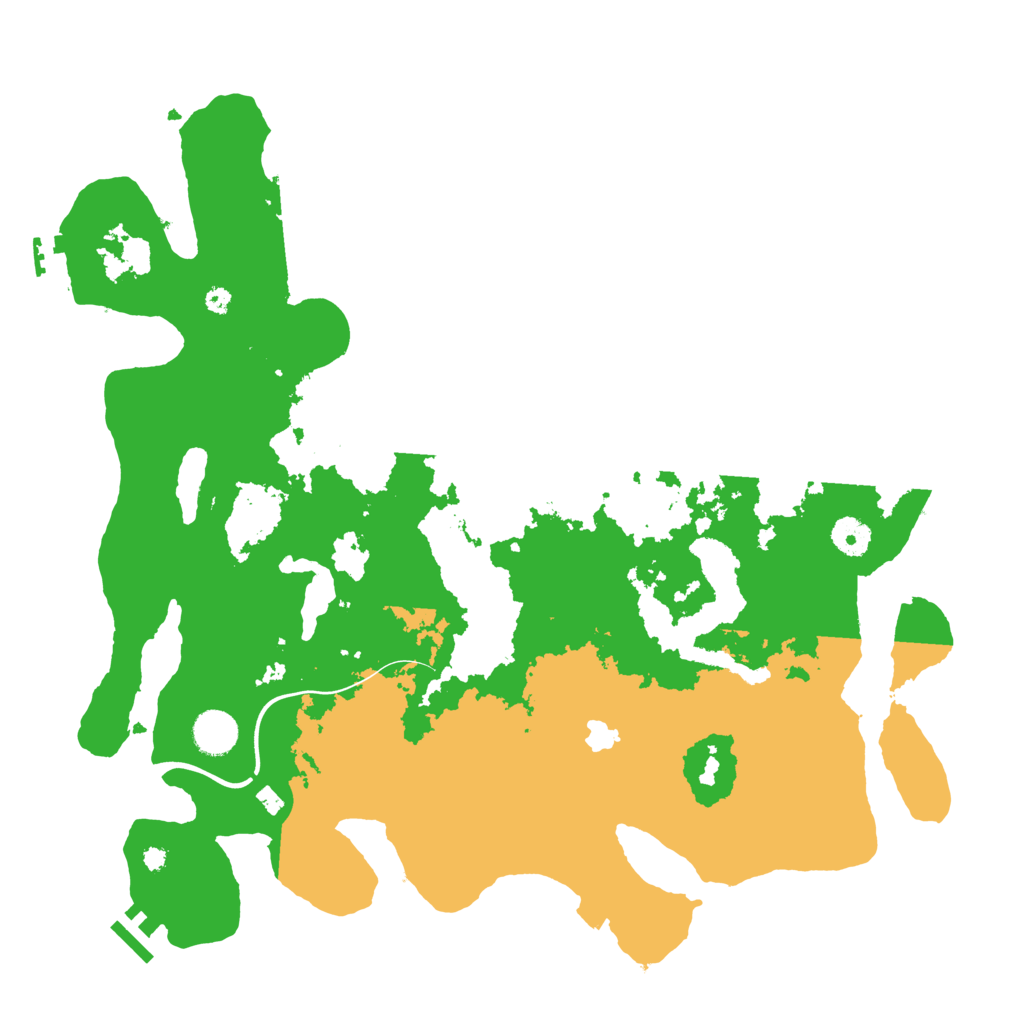 Biome Rust Map: Procedural Map, Size: 4000, Seed: 95347752