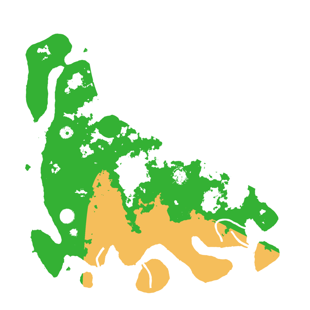 Biome Rust Map: Procedural Map, Size: 3700, Seed: 612625706