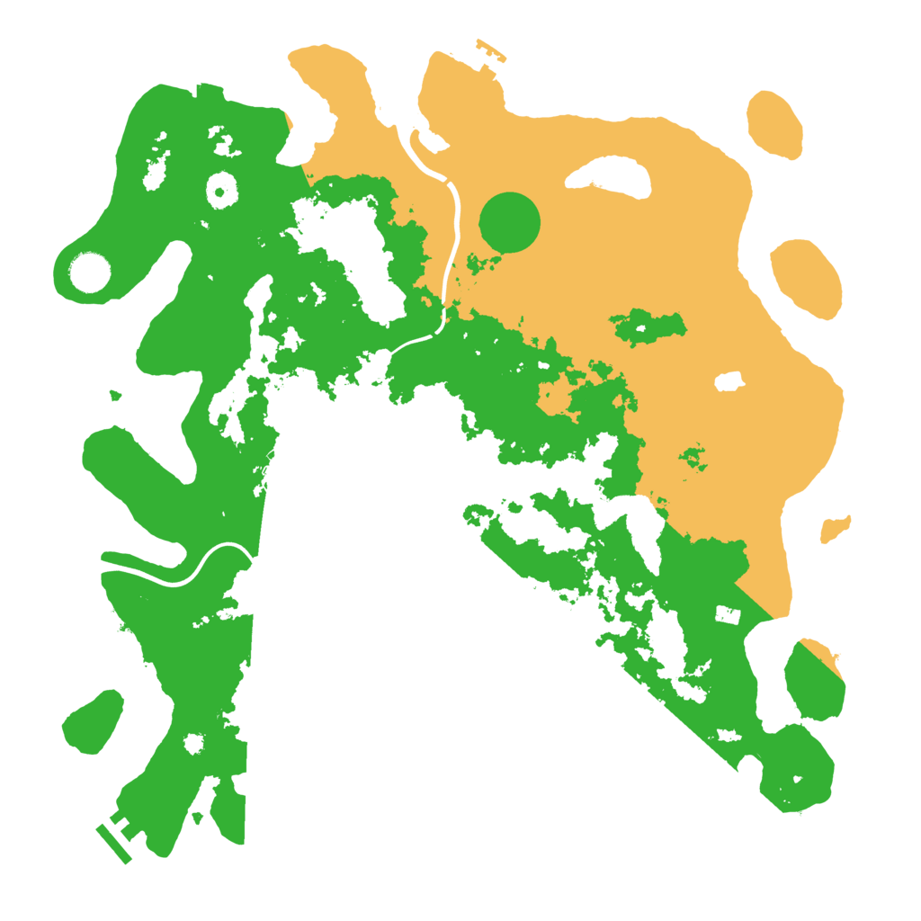 Biome Rust Map: Procedural Map, Size: 4000, Seed: 173538272