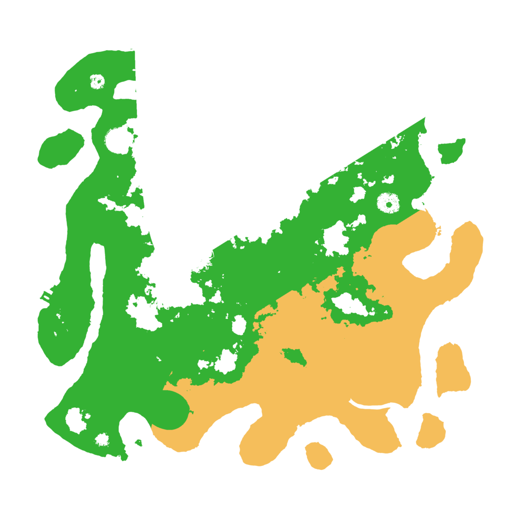 Biome Rust Map: Procedural Map, Size: 3500, Seed: 411147608