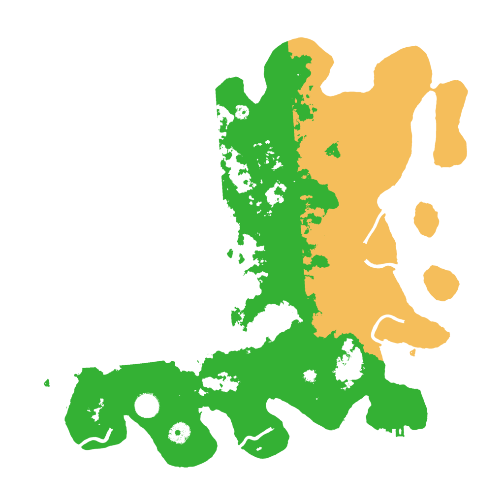 Biome Rust Map: Procedural Map, Size: 3600, Seed: 596110430