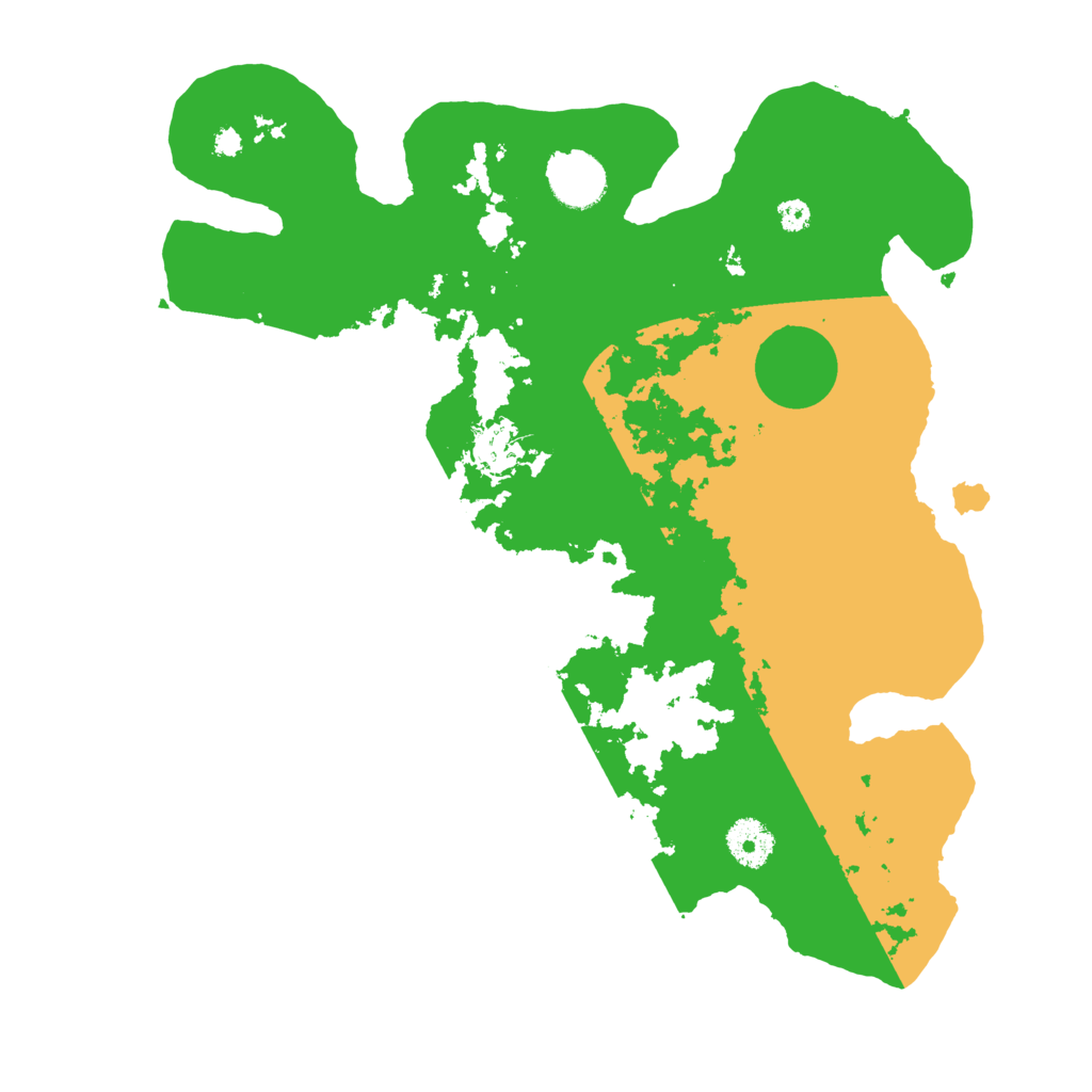 Biome Rust Map: Procedural Map, Size: 3500, Seed: 524282923
