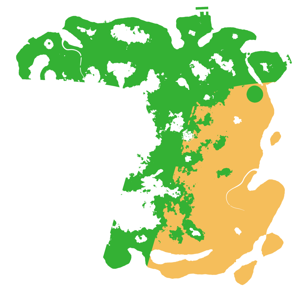 Biome Rust Map: Procedural Map, Size: 4800, Seed: 1995999524