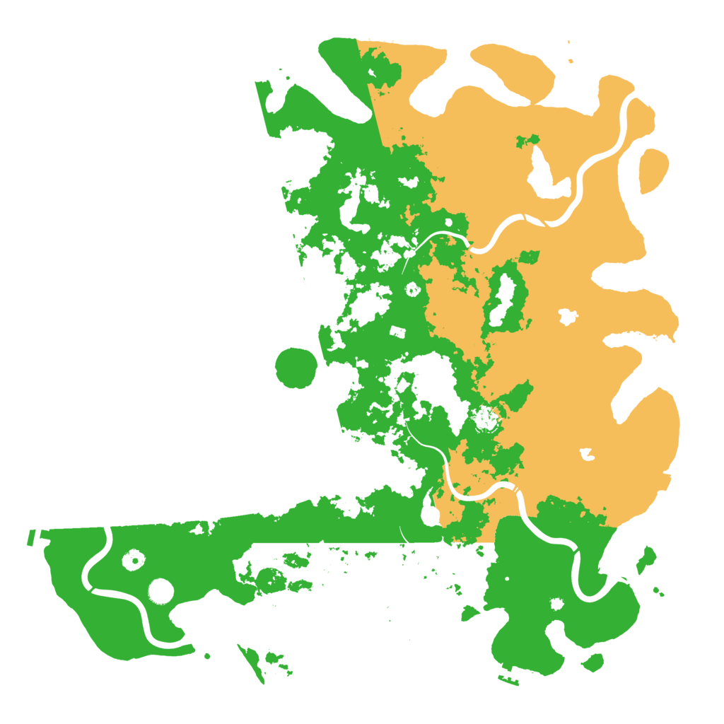 Biome Rust Map: Procedural Map, Size: 5000, Seed: 1861434226
