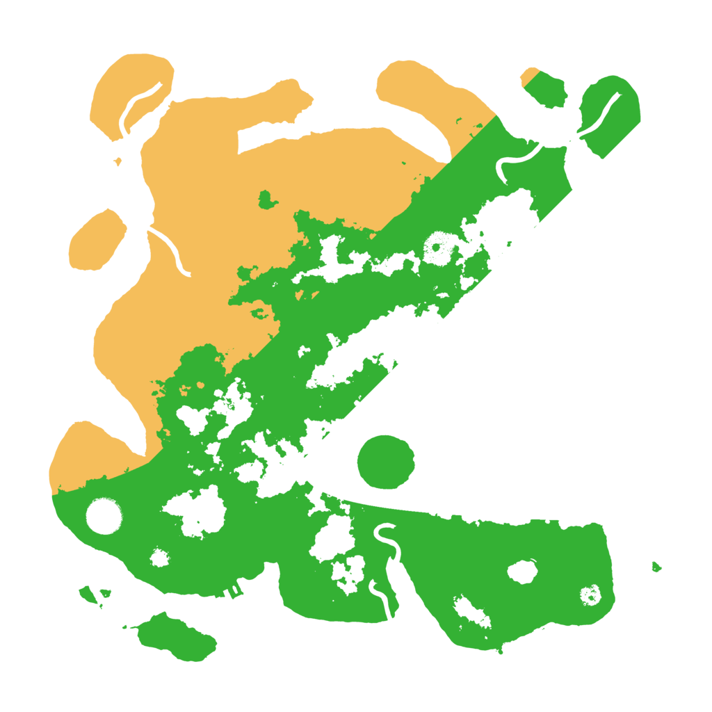 Biome Rust Map: Procedural Map, Size: 3500, Seed: 579116486