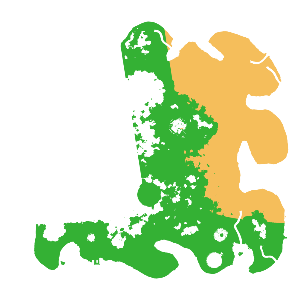 Biome Rust Map: Procedural Map, Size: 3500, Seed: 1983214026