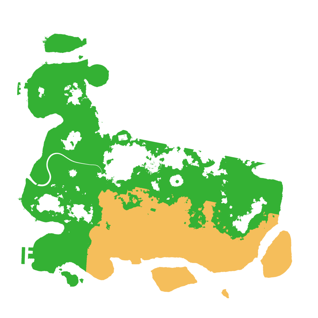 Biome Rust Map: Procedural Map, Size: 3800, Seed: 240622