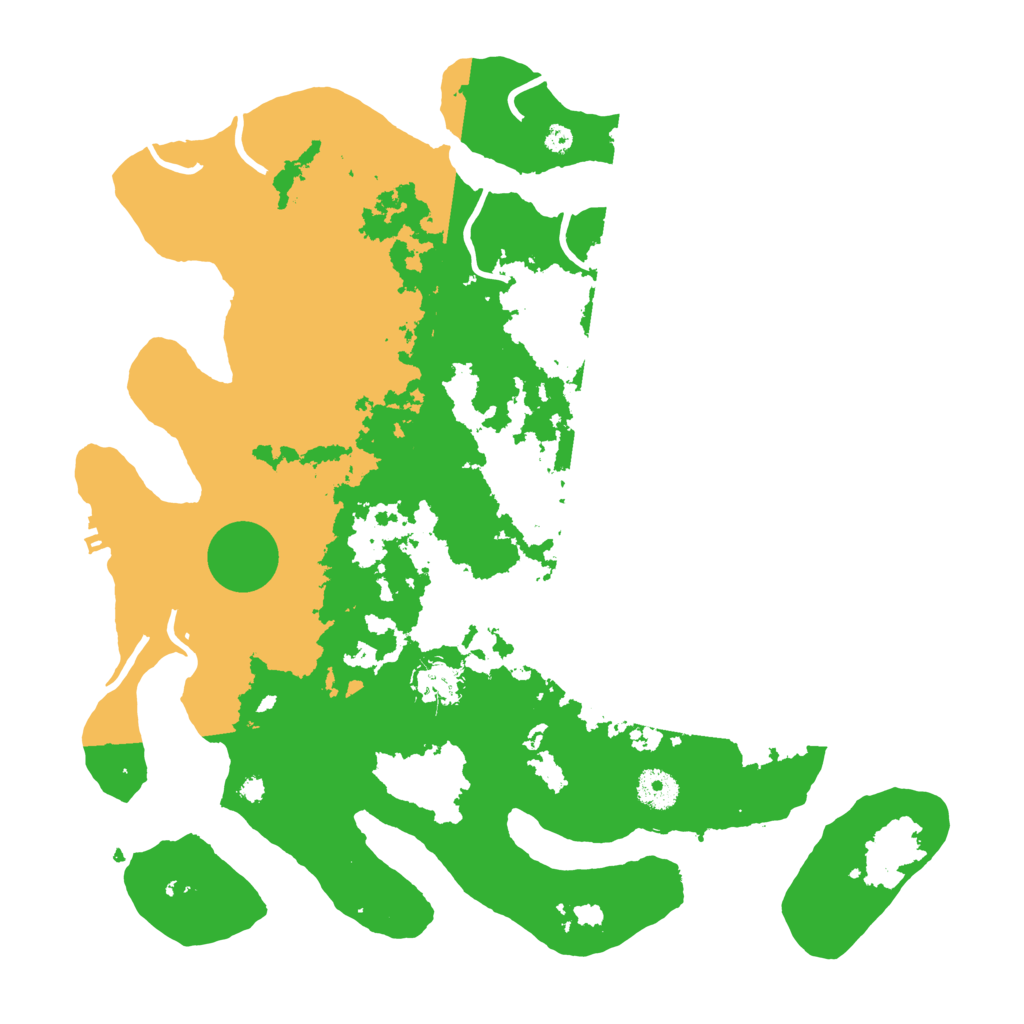 Biome Rust Map: Procedural Map, Size: 3800, Seed: 2666