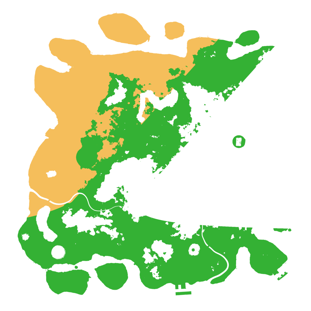 Biome Rust Map: Procedural Map, Size: 4000, Seed: 563412891