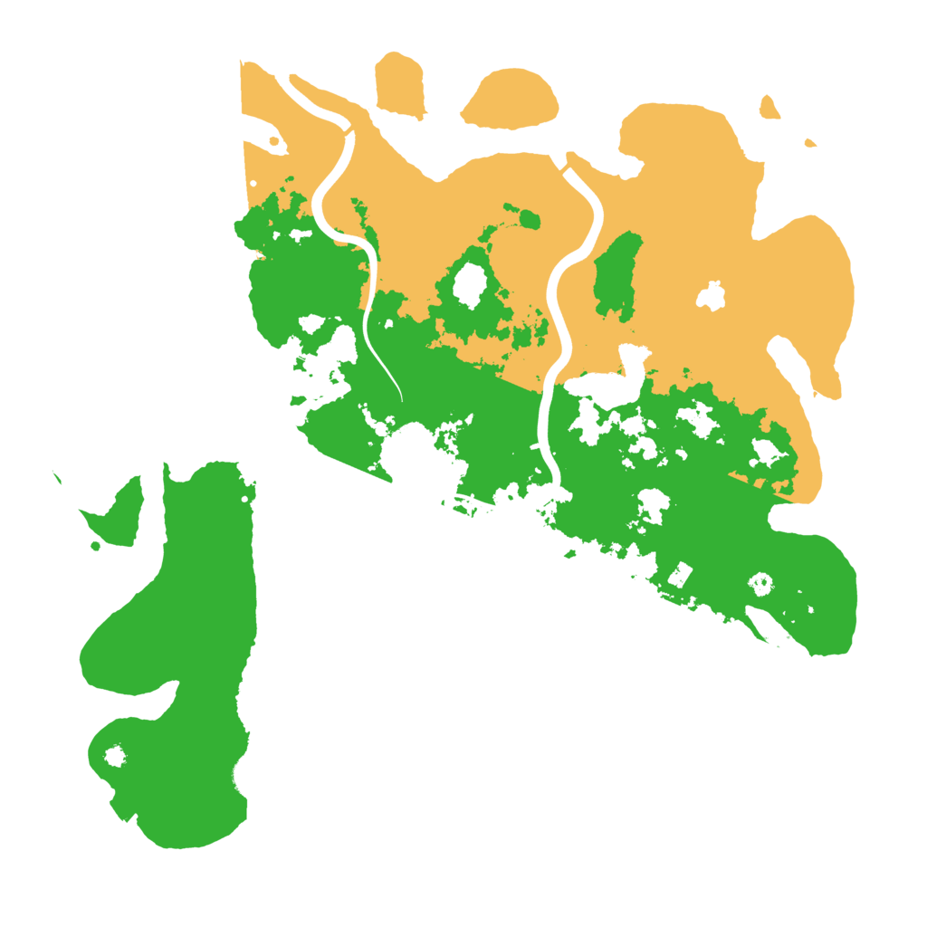 Biome Rust Map: Procedural Map, Size: 4000, Seed: 627664