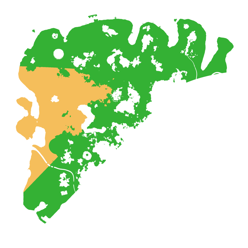 Biome Rust Map: Procedural Map, Size: 4250, Seed: 225559417