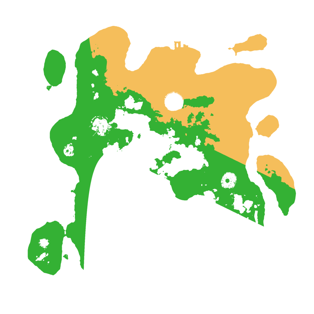 Biome Rust Map: Procedural Map, Size: 3000, Seed: 6608