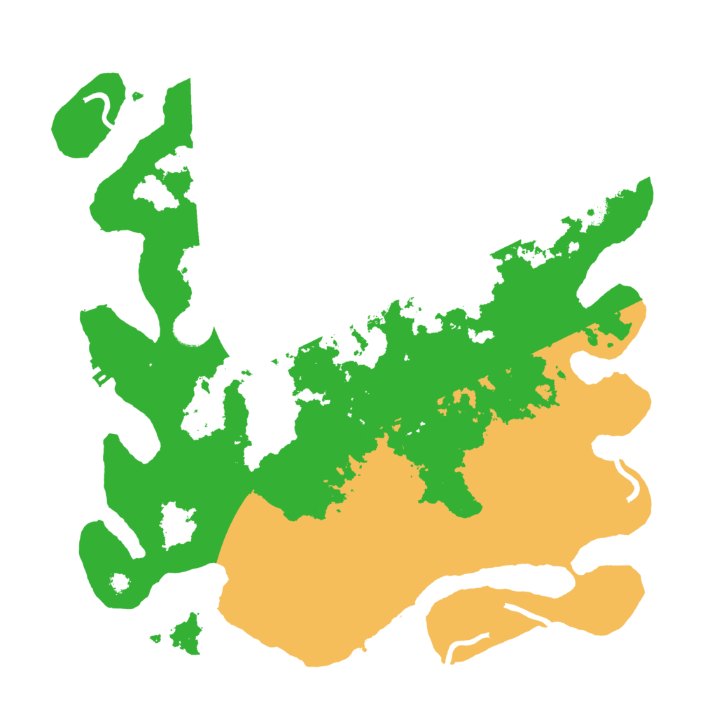 Biome Rust Map: Procedural Map, Size: 3500, Seed: 2022062419