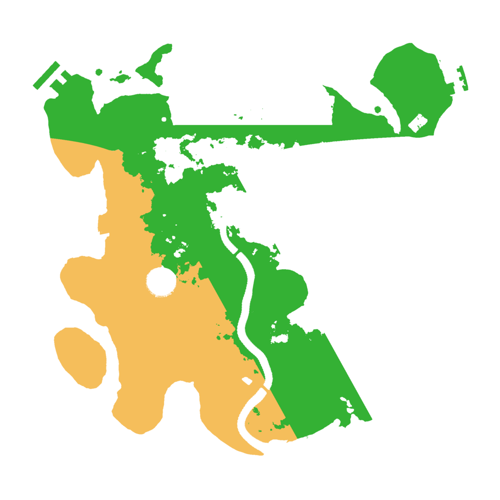 Biome Rust Map: Procedural Map, Size: 3000, Seed: 28883