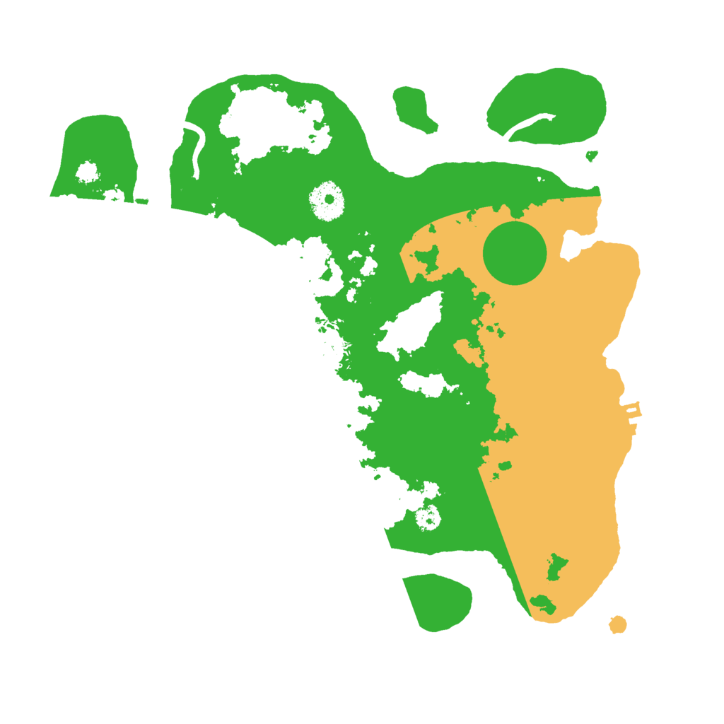 Biome Rust Map: Procedural Map, Size: 3000, Seed: 83249