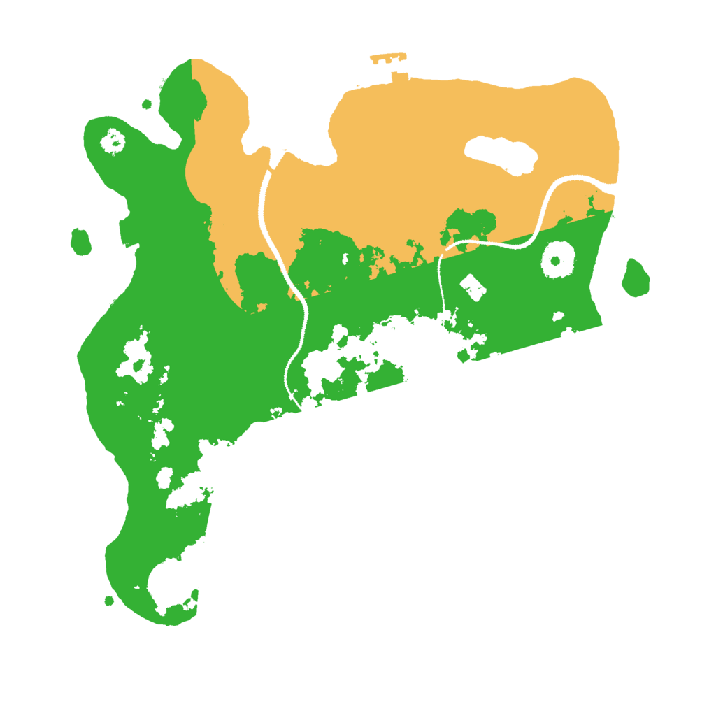 Biome Rust Map: Procedural Map, Size: 3000, Seed: 13720