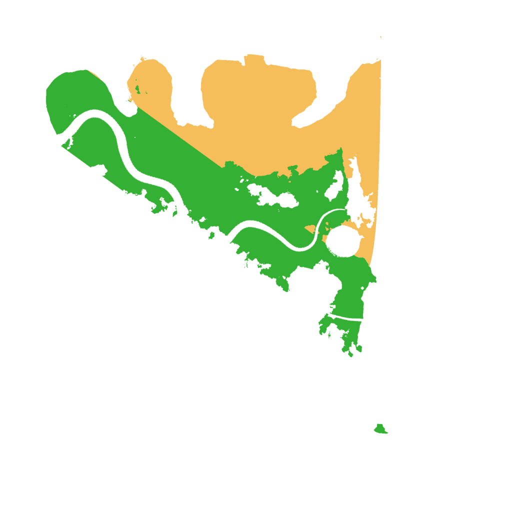 Biome Rust Map: Procedural Map, Size: 3000, Seed: 18541