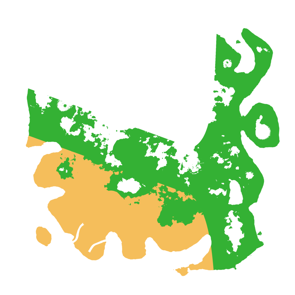 Biome Rust Map: Procedural Map, Size: 3500, Seed: 455802246