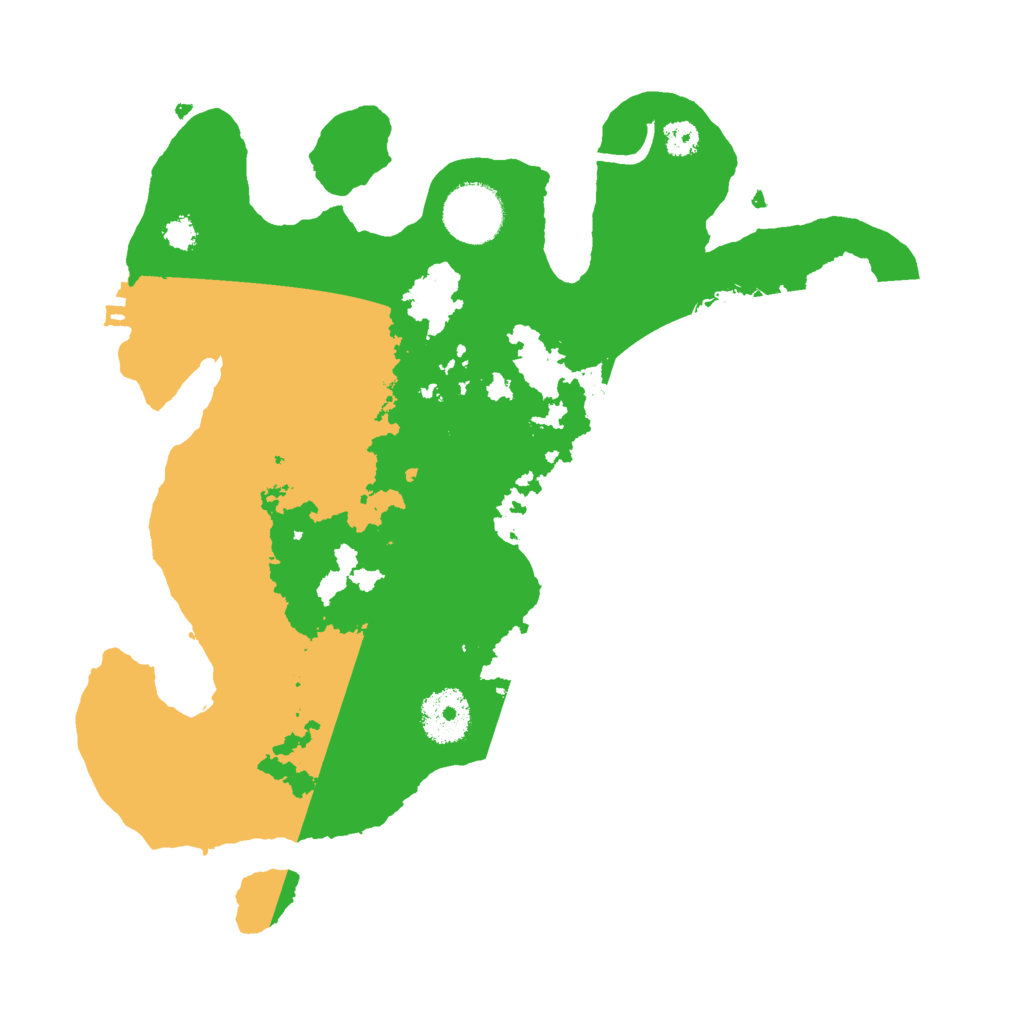 Biome Rust Map: Procedural Map, Size: 3000, Seed: 1212423633