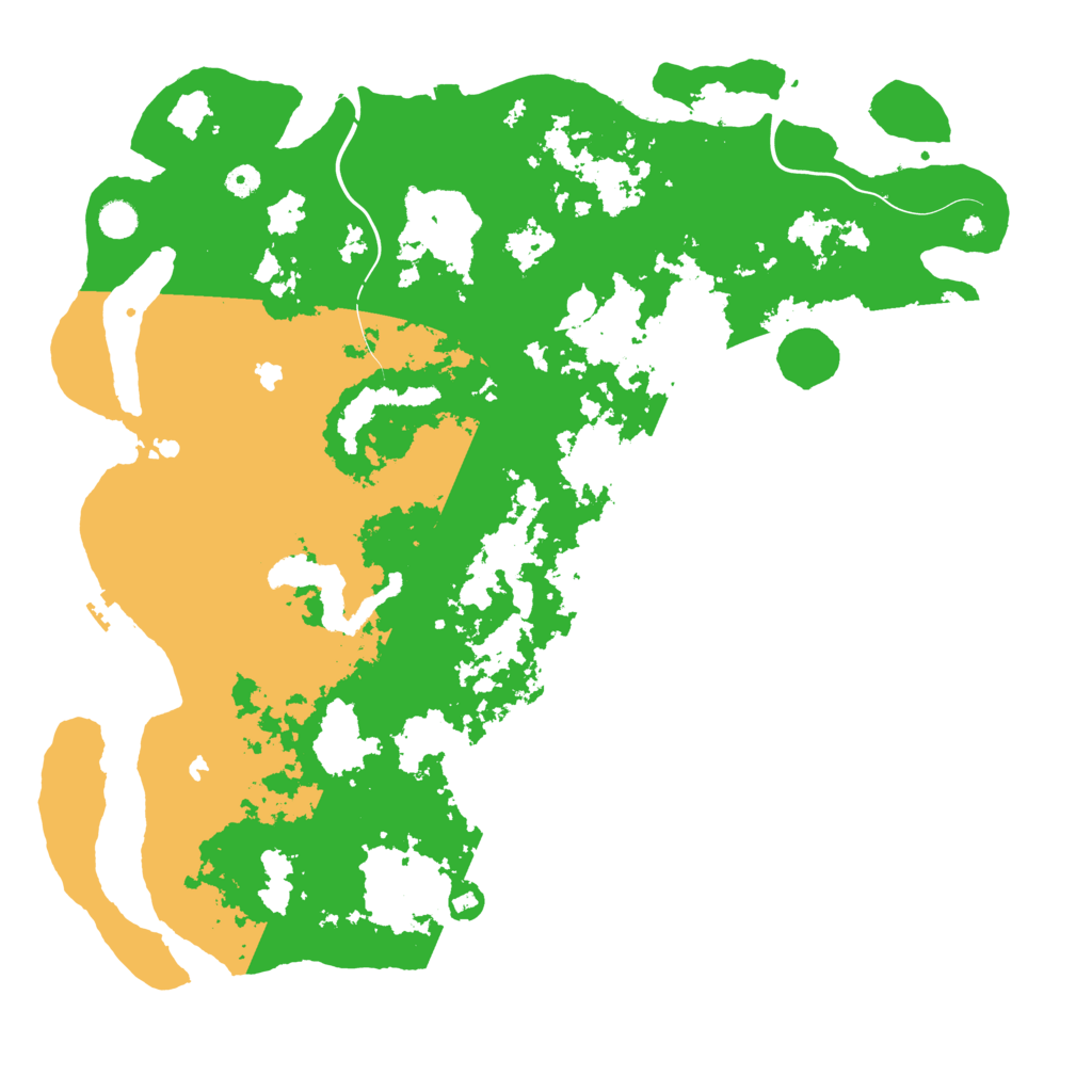 Biome Rust Map: Procedural Map, Size: 5000, Seed: 49017
