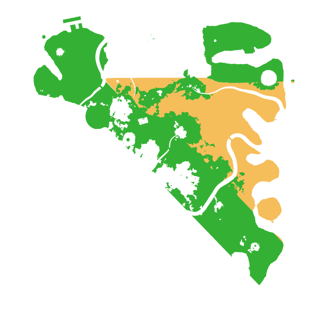 Biome Rust Map: Procedural Map, Size: 3500, Seed: 1822985401