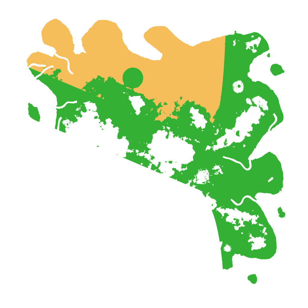 Biome Rust Map: Procedural Map, Size: 3950, Seed: 357526557