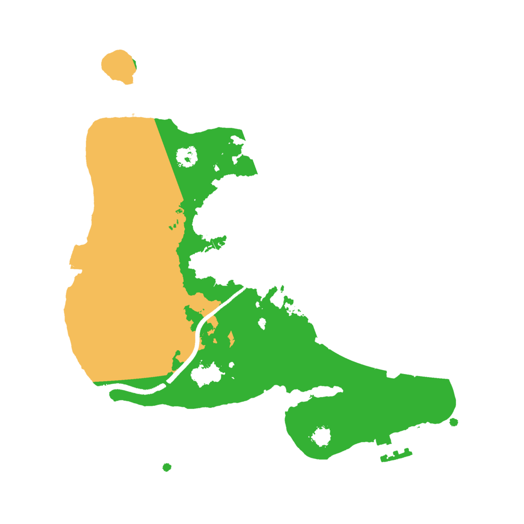 Biome Rust Map: Procedural Map, Size: 2500, Seed: 479182418