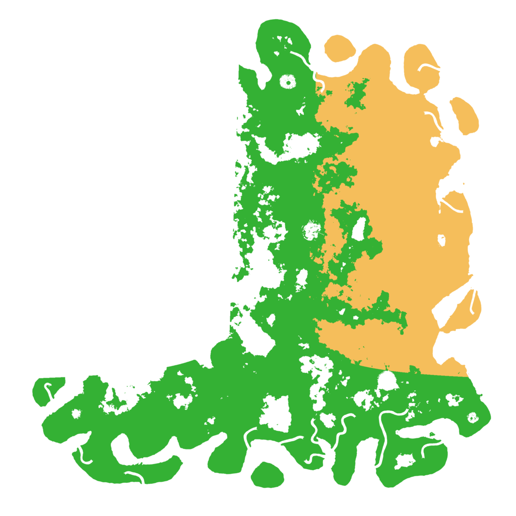 Biome Rust Map: Procedural Map, Size: 5000, Seed: 51545