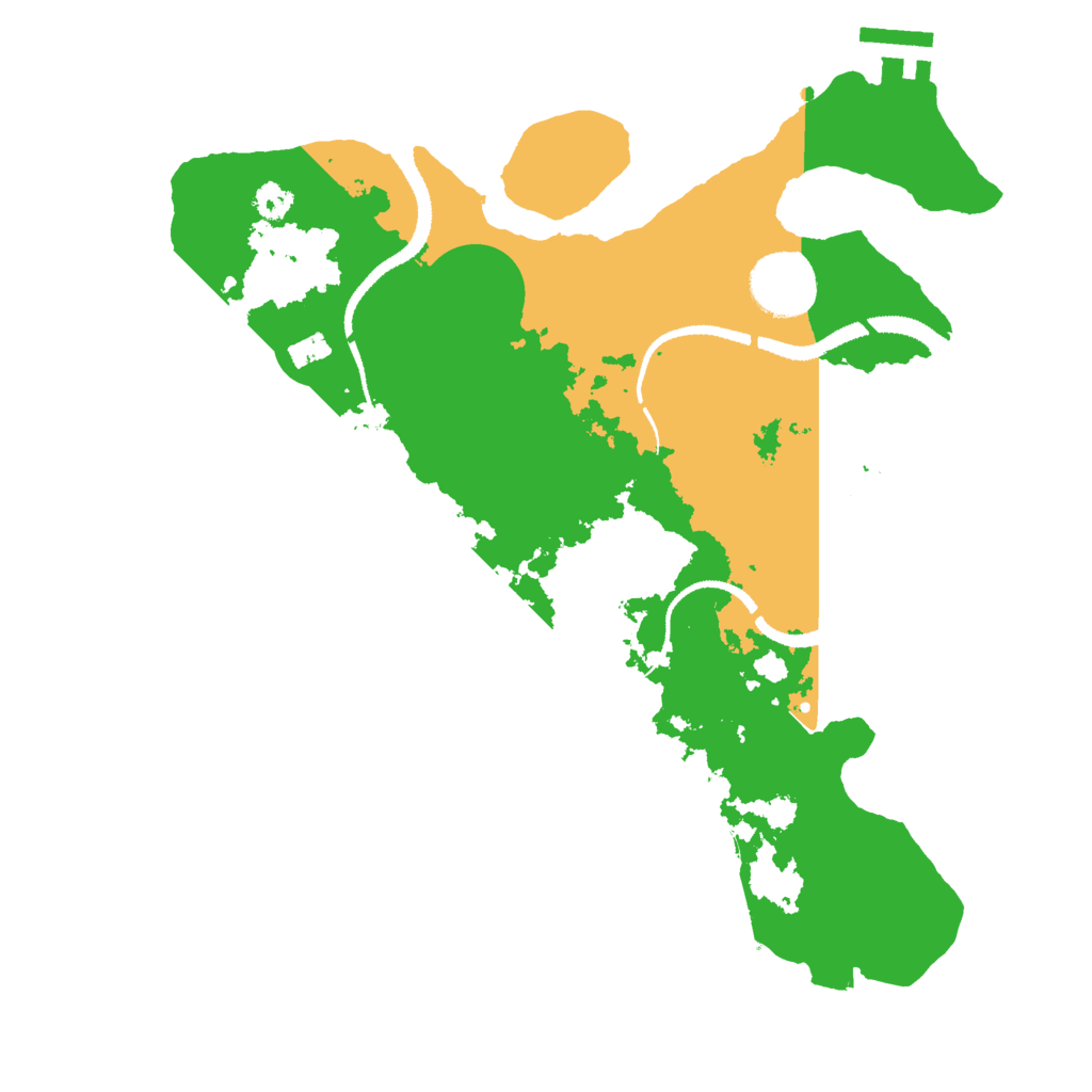 Biome Rust Map: Procedural Map, Size: 3000, Seed: 2198