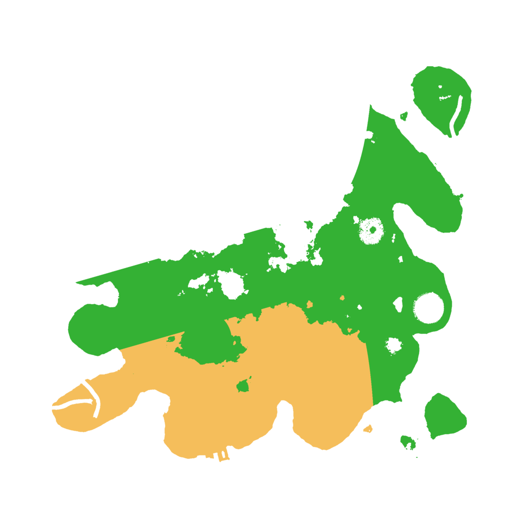 Biome Rust Map: Procedural Map, Size: 3000, Seed: 10842