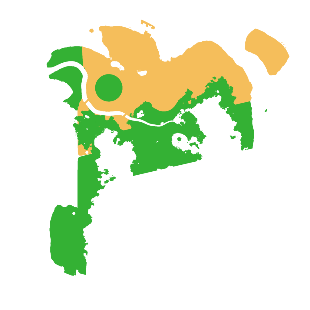 Biome Rust Map: Procedural Map, Size: 3000, Seed: 1192810