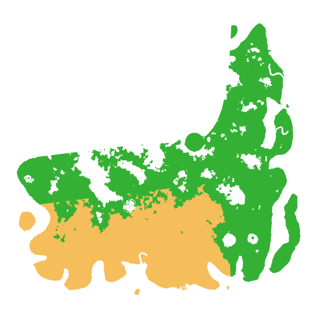 Biome Rust Map: Procedural Map, Size: 4500, Seed: 1662517665