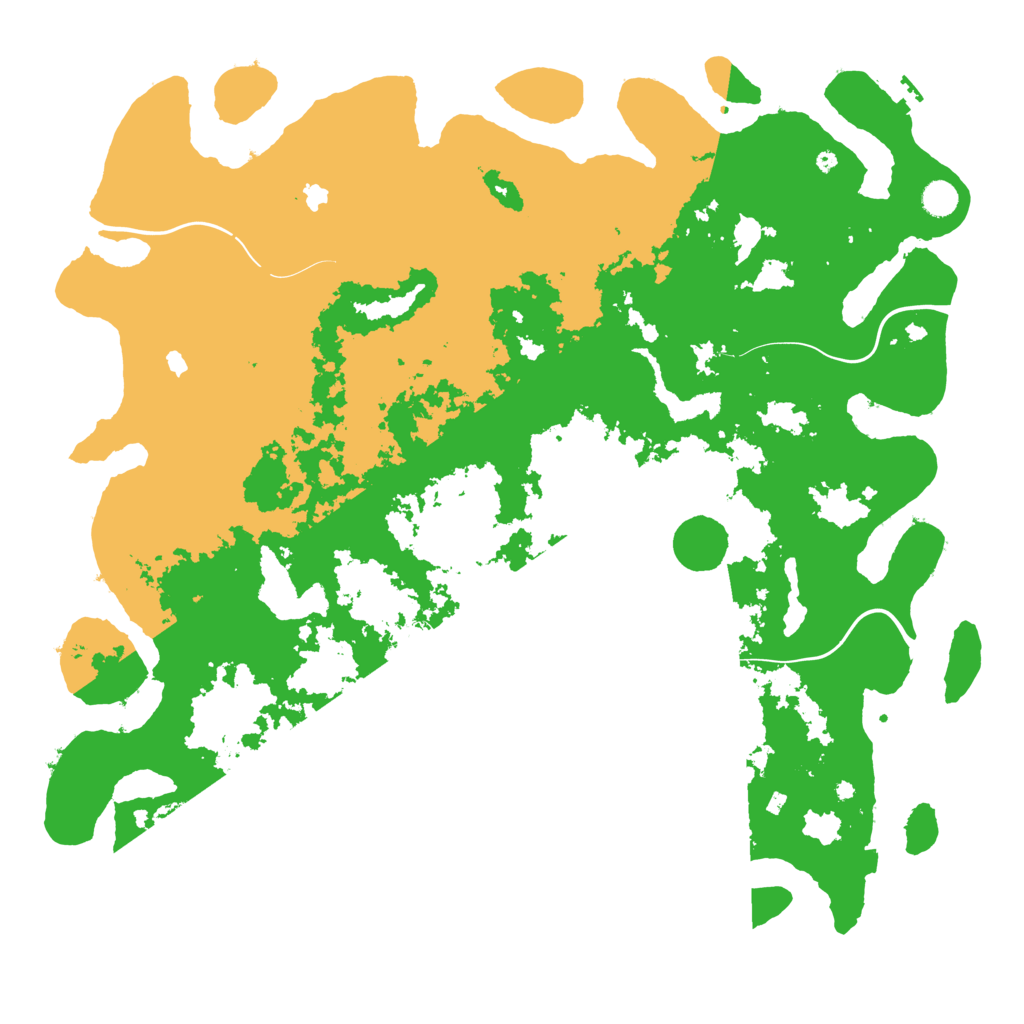 Biome Rust Map: Procedural Map, Size: 5000, Seed: 88956
