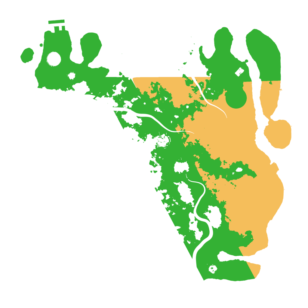 Biome Rust Map: Procedural Map, Size: 3850, Seed: 1757295452