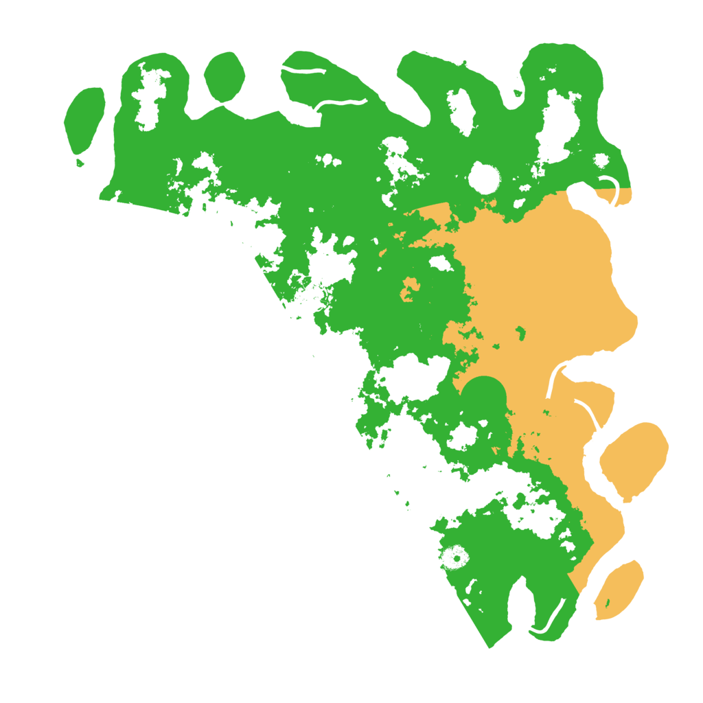 Biome Rust Map: Procedural Map, Size: 4300, Seed: 1457102777