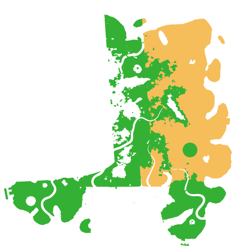 Biome Rust Map: Procedural Map, Size: 4500, Seed: 1835116923