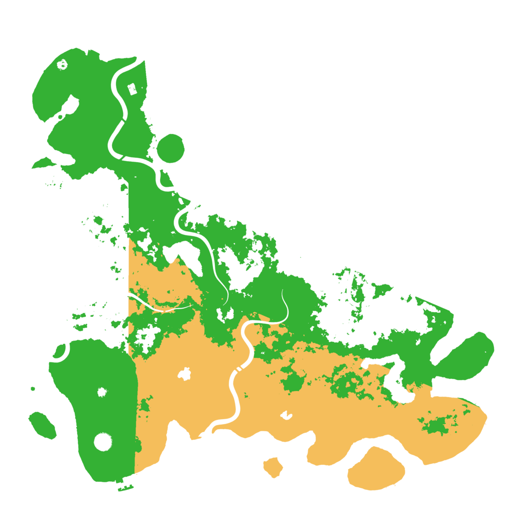 Biome Rust Map: Procedural Map, Size: 5000, Seed: 608075487