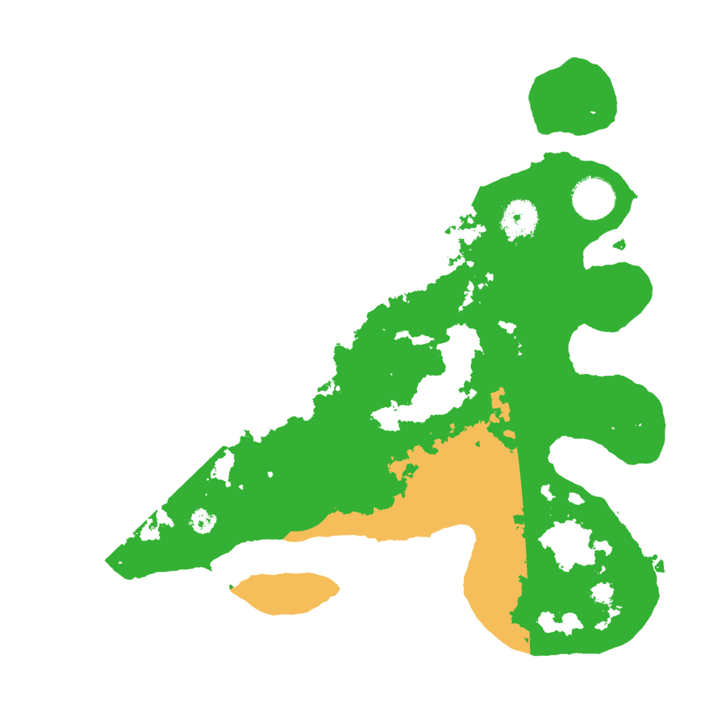 Biome Rust Map: Procedural Map, Size: 3000, Seed: 25592