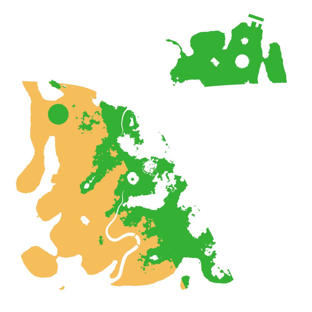 Biome Rust Map: Procedural Map, Size: 4000, Seed: 546852