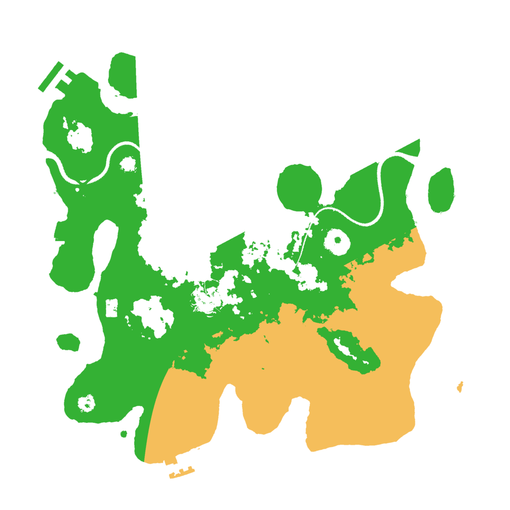 Biome Rust Map: Procedural Map, Size: 3000, Seed: 236203422