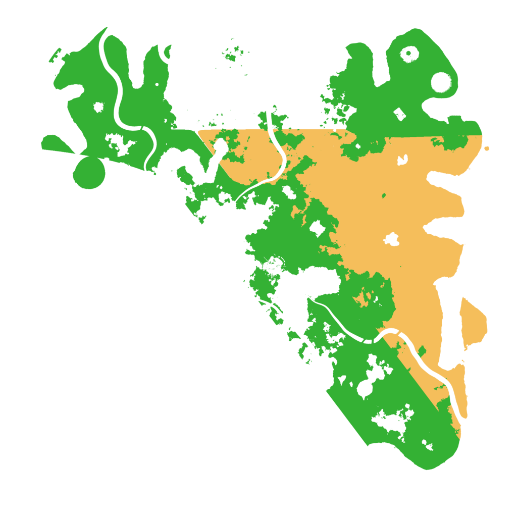 Biome Rust Map: Procedural Map, Size: 4500, Seed: 3000128