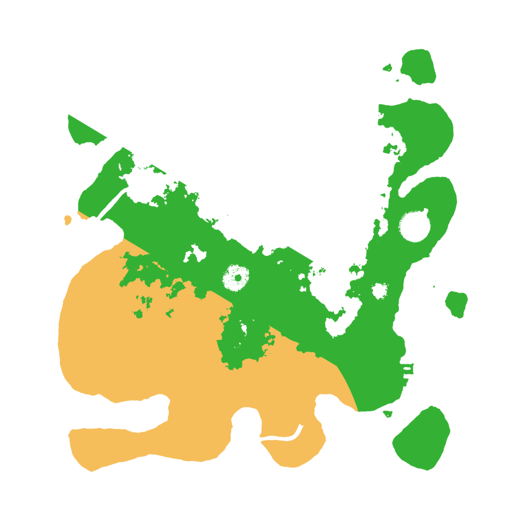 Biome Rust Map: Procedural Map, Size: 3000, Seed: 8696