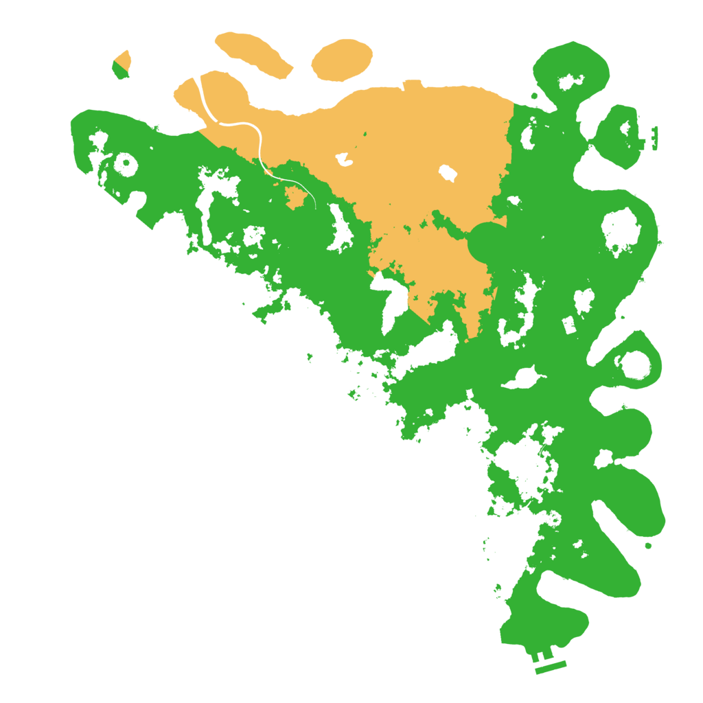 Biome Rust Map: Procedural Map, Size: 4500, Seed: 1143443635