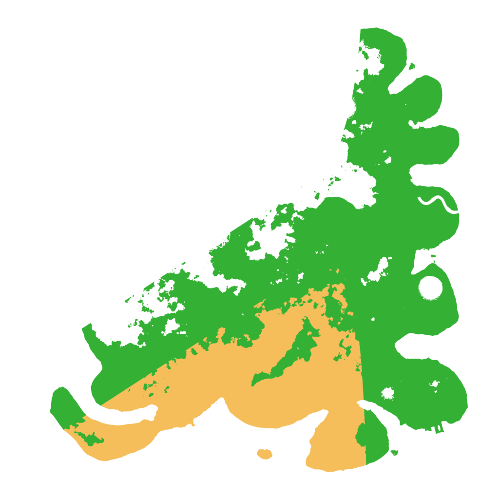 Biome Rust Map: Procedural Map, Size: 3700, Seed: 235973259