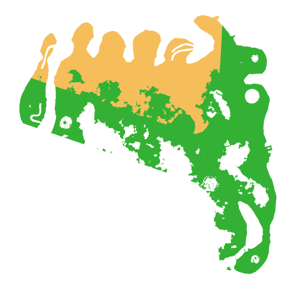 Biome Rust Map: Procedural Map, Size: 3700, Seed: 1753516873