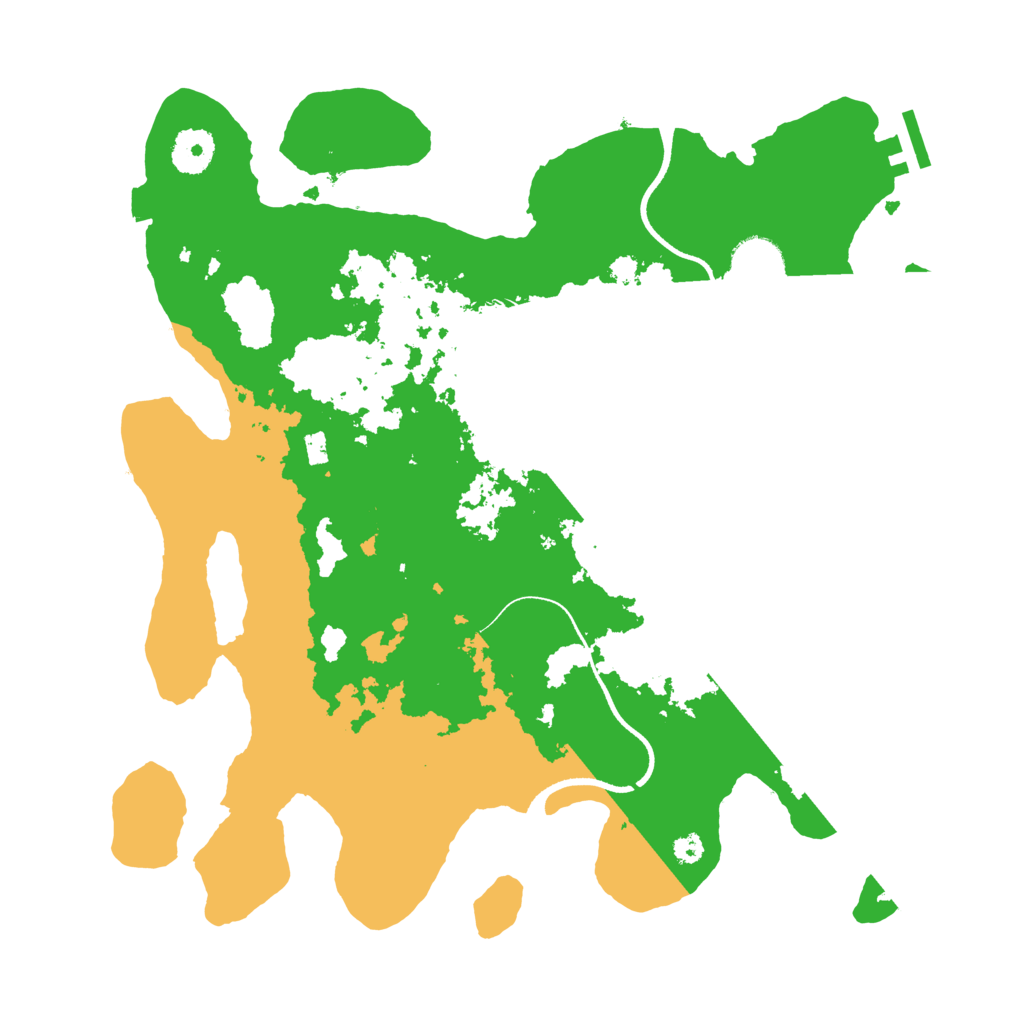 Biome Rust Map: Procedural Map, Size: 3500, Seed: 641555012