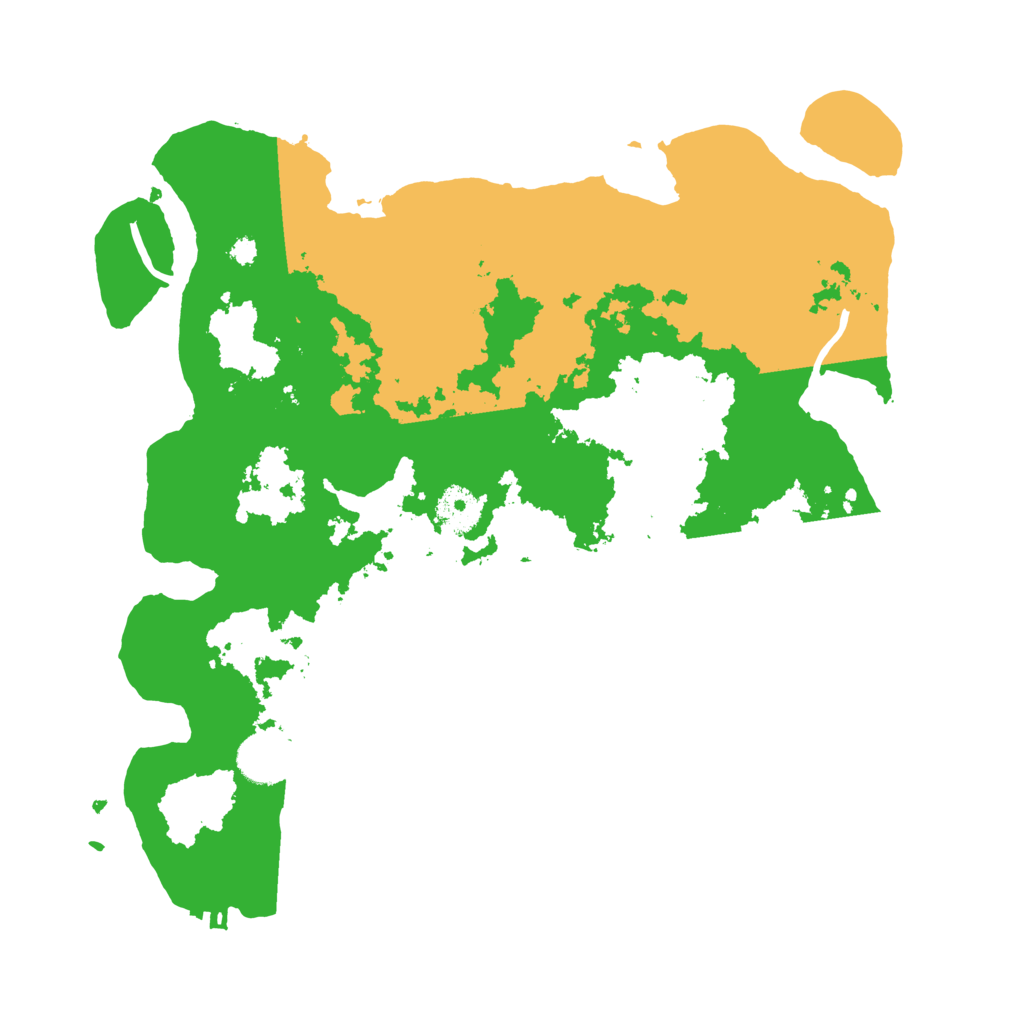 Biome Rust Map: Procedural Map, Size: 3500, Seed: 928916469