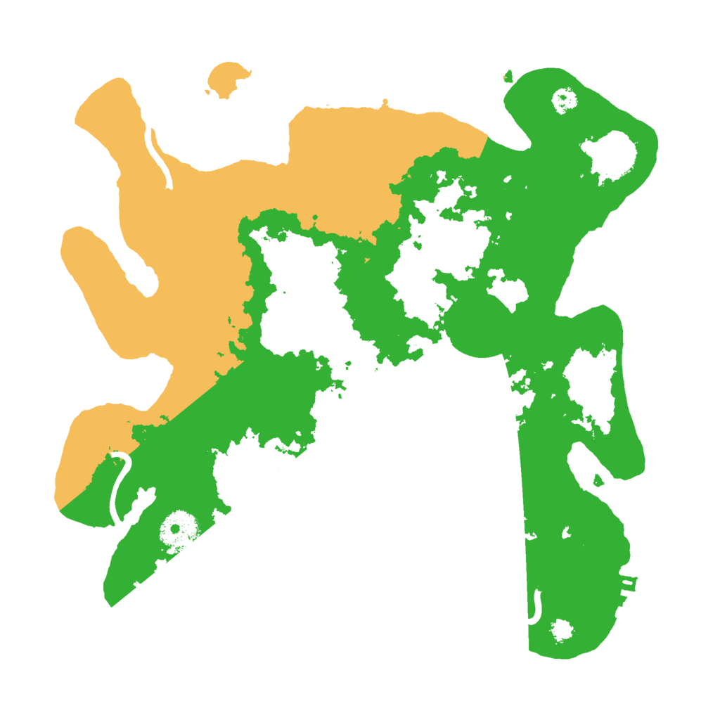 Biome Rust Map: Procedural Map, Size: 3000, Seed: 435907040
