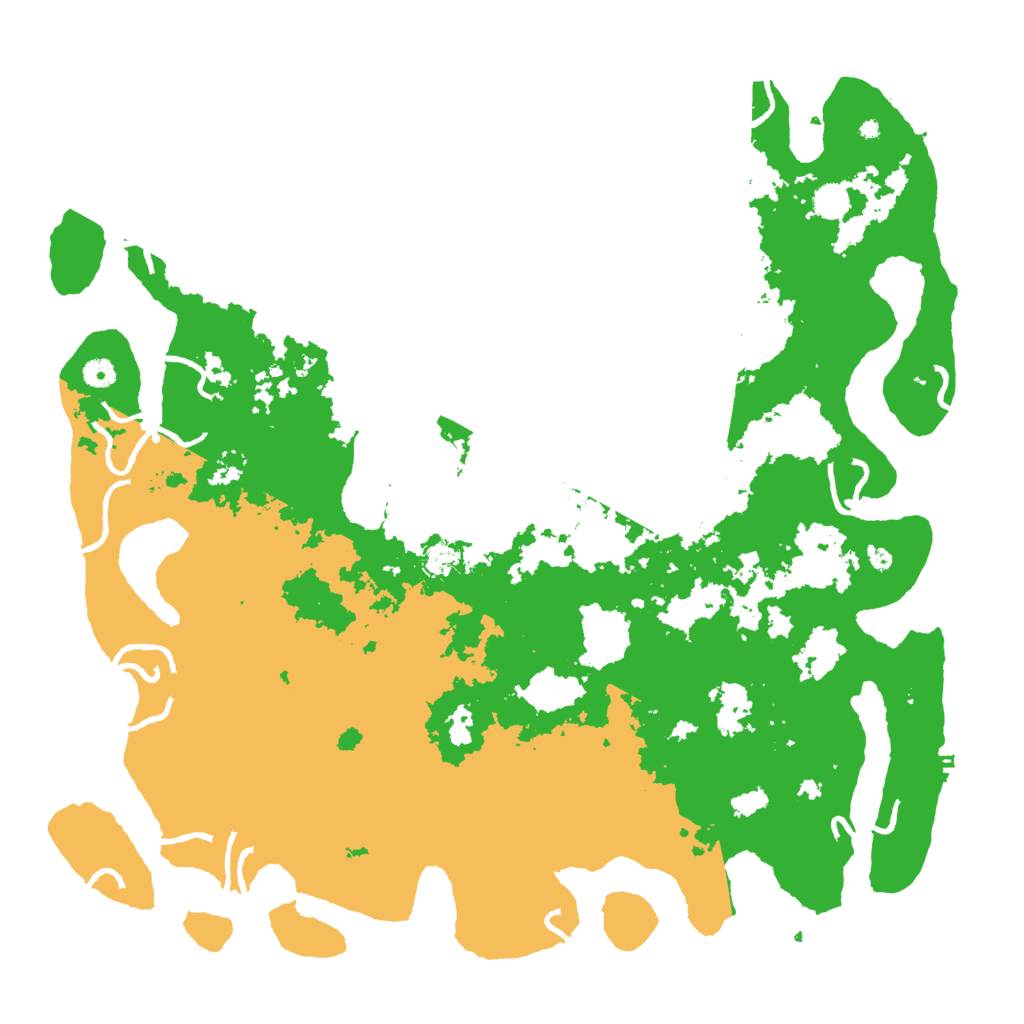 Biome Rust Map: Procedural Map, Size: 5000, Seed: 19971