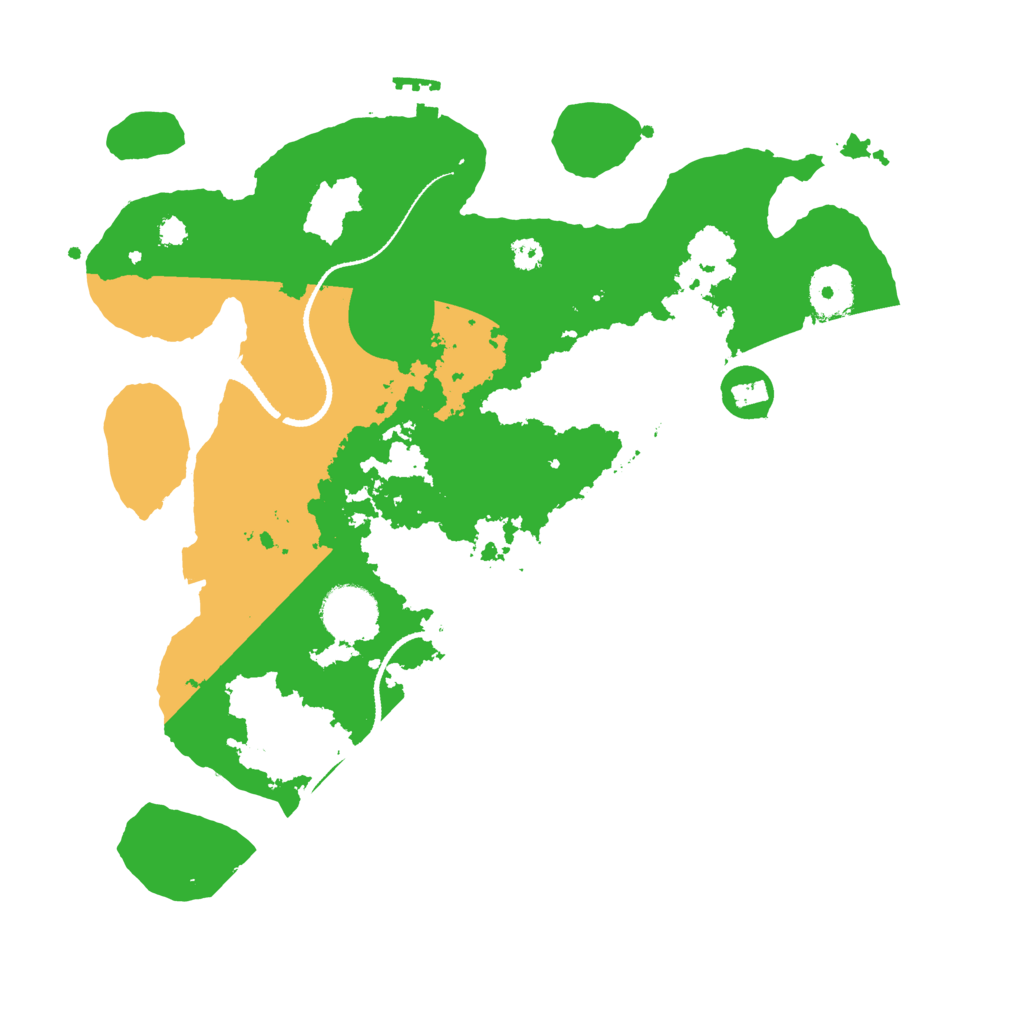 Biome Rust Map: Procedural Map, Size: 3250, Seed: 34732